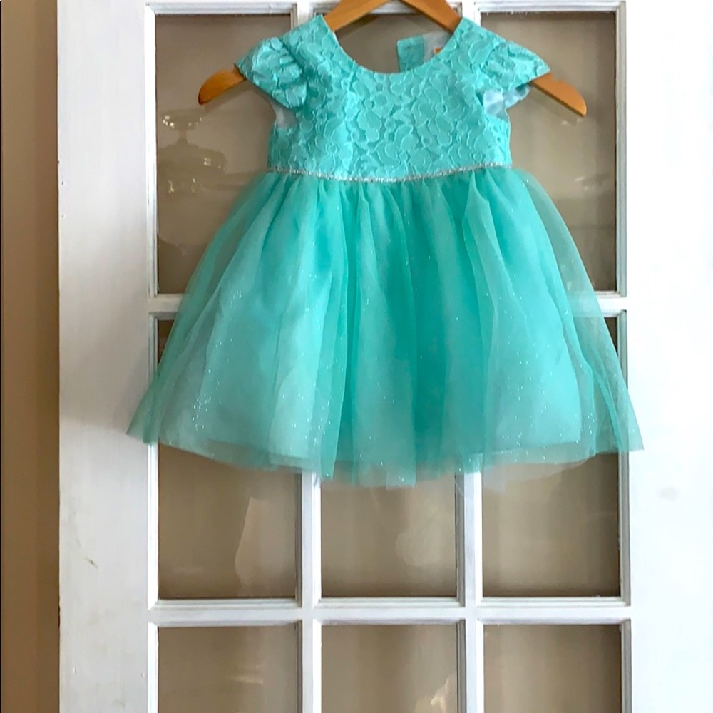 Blue formal sparkly dress